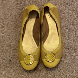 Yellow Coach Slip Ons